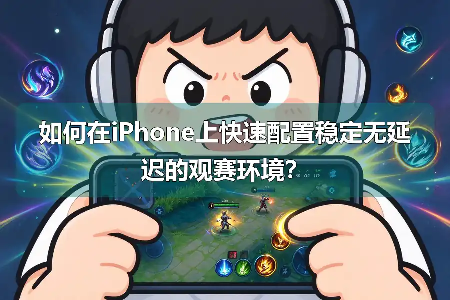 如何在iPhone上快速配置稳定无延迟的观赛环境?